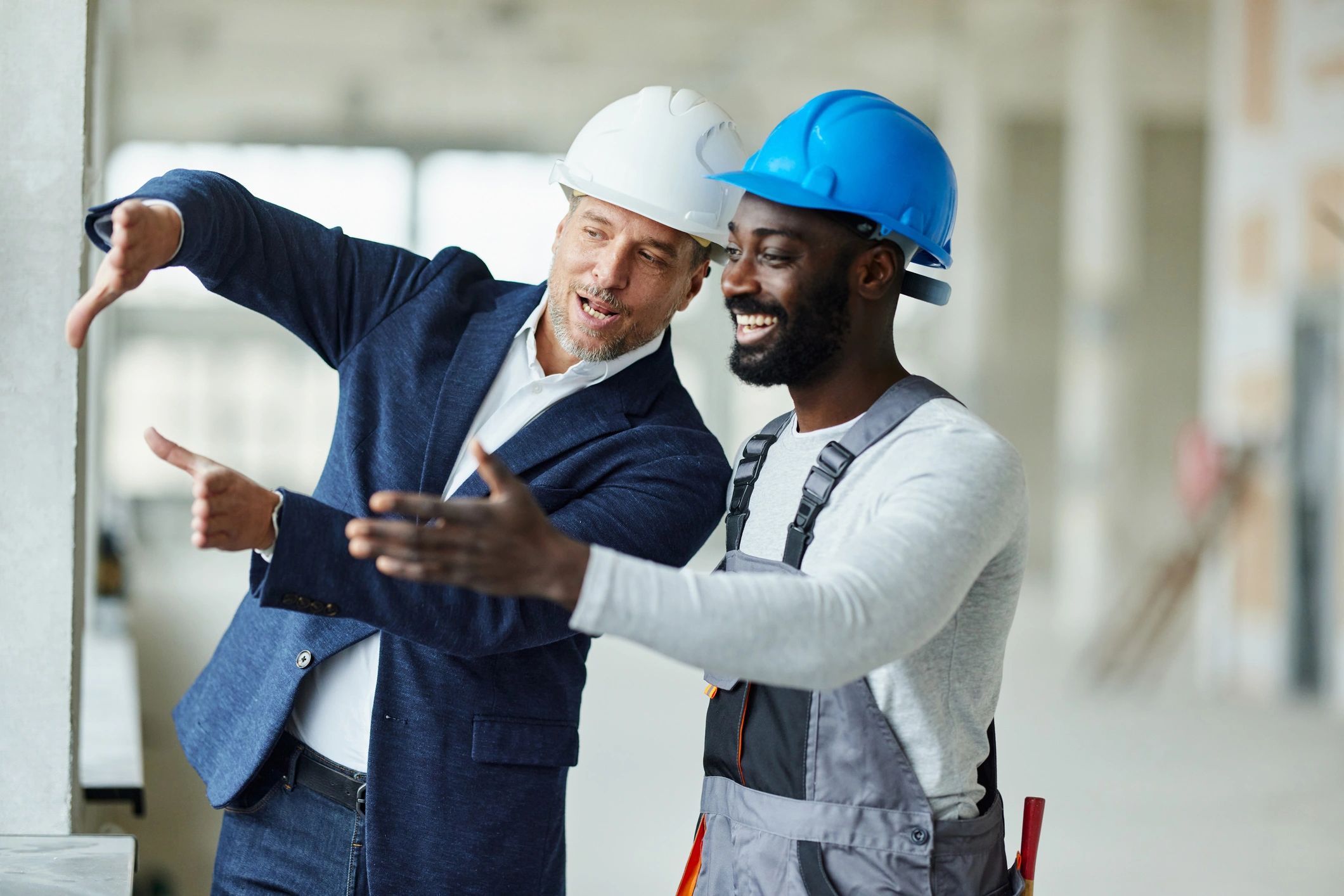 Construction planning meeting representing scope and documentation management