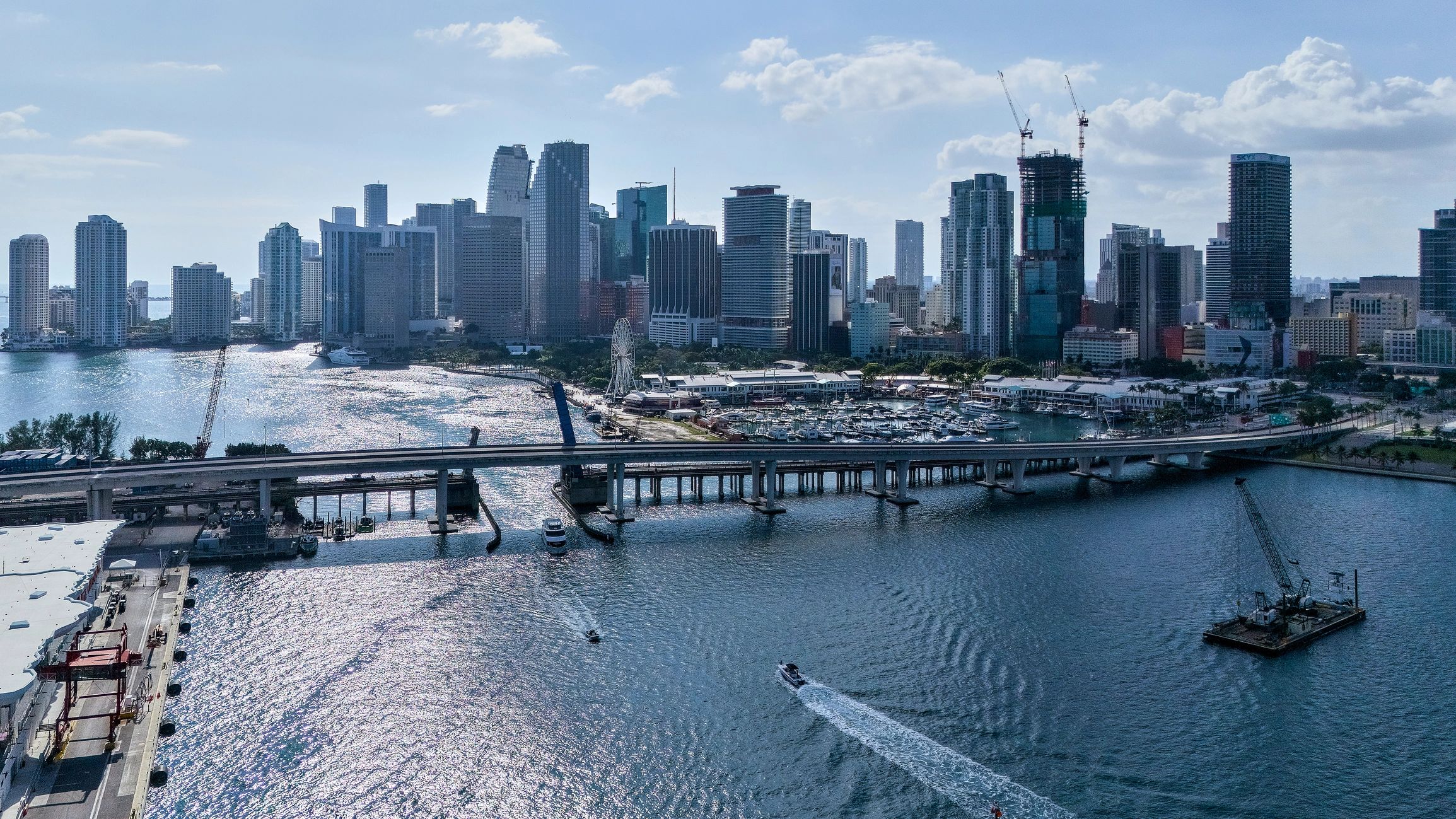 Aerial view of Miami skyline representing statewide Florida coverage
