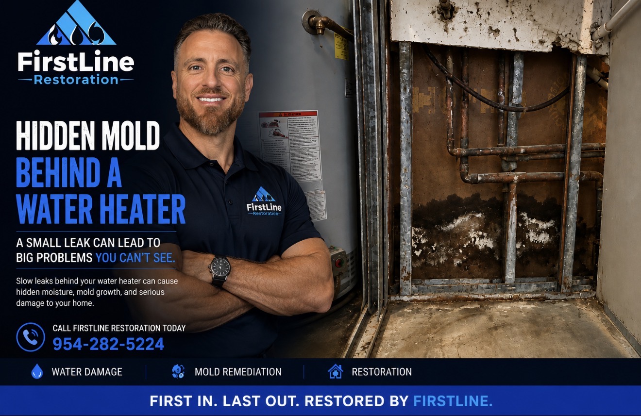 Hidden Mold Behind a Water Heater: What South Florida Property Owners Need to Know