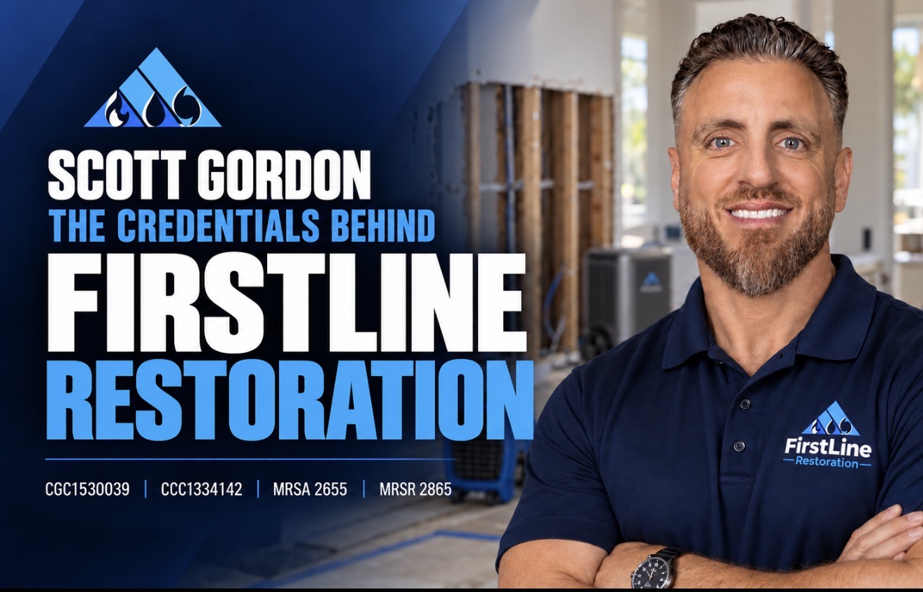 Scott Gordon: The Credentials Behind FirstLine Restoration